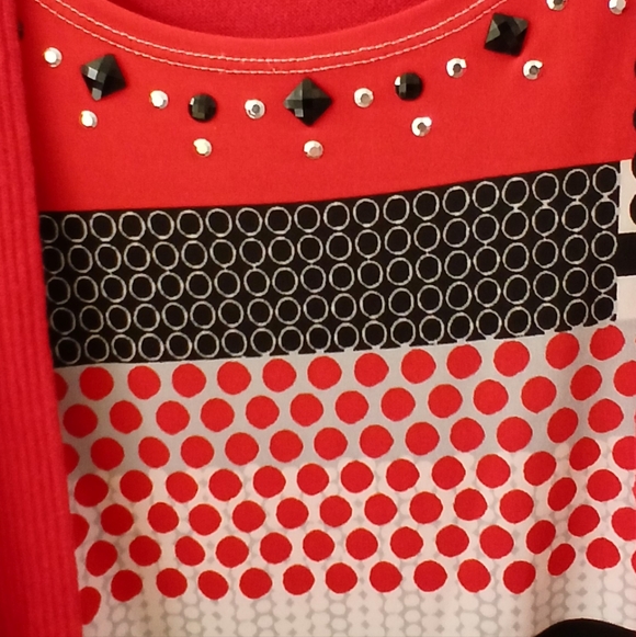 Alfred Dunner Faux‑Layered Cardigan & Tank Sweater – Size 2X - Picture 4 of 7